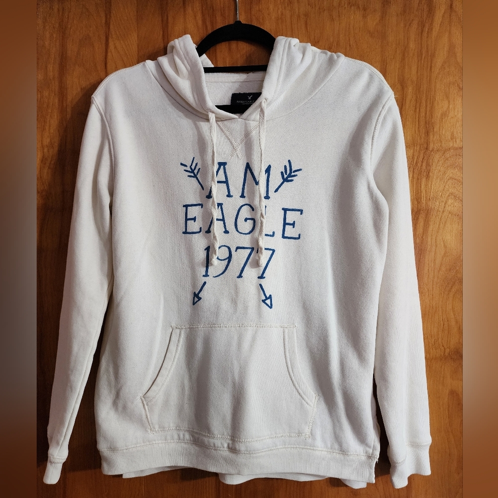 American Eagle Outfitters White Hoodie Womens Size Small